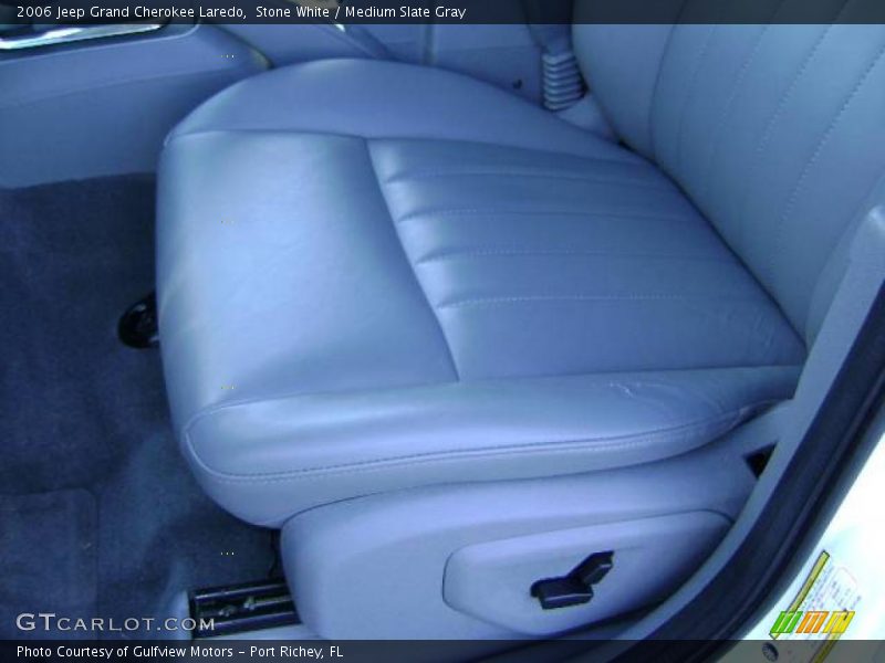 Stone White / Medium Slate Gray 2006 Jeep Grand Cherokee Laredo