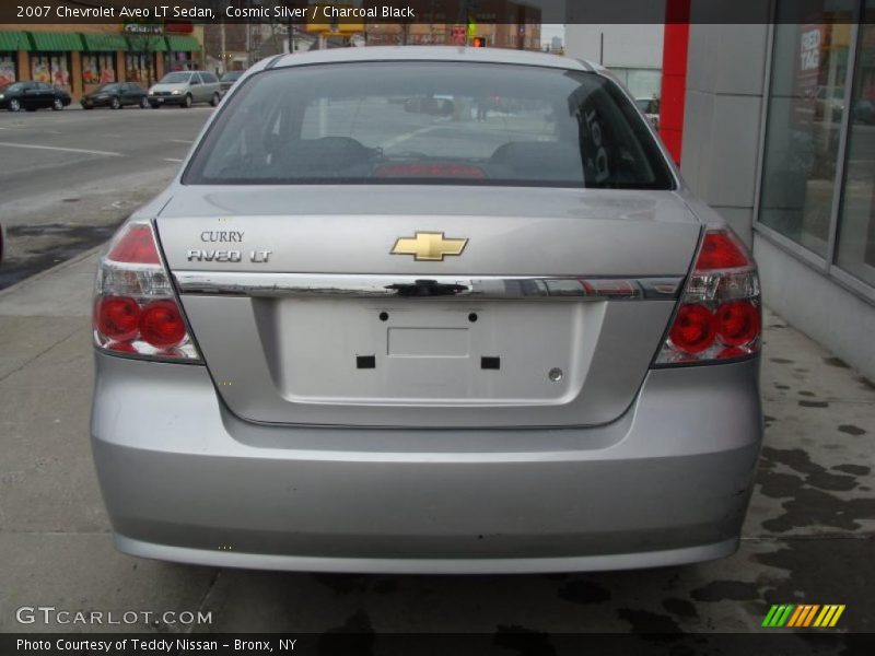 Cosmic Silver / Charcoal Black 2007 Chevrolet Aveo LT Sedan