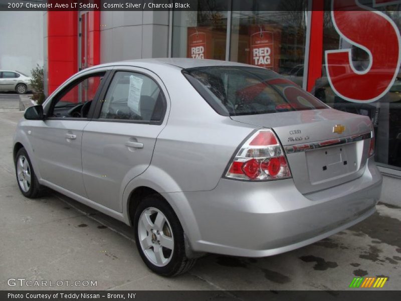 Cosmic Silver / Charcoal Black 2007 Chevrolet Aveo LT Sedan