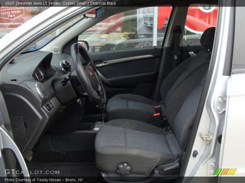  2007 Aveo LT Sedan Charcoal Black Interior