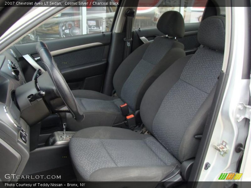  2007 Aveo LT Sedan Charcoal Black Interior