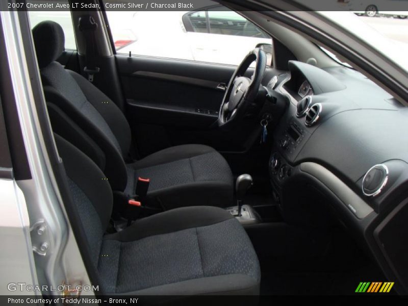 Cosmic Silver / Charcoal Black 2007 Chevrolet Aveo LT Sedan