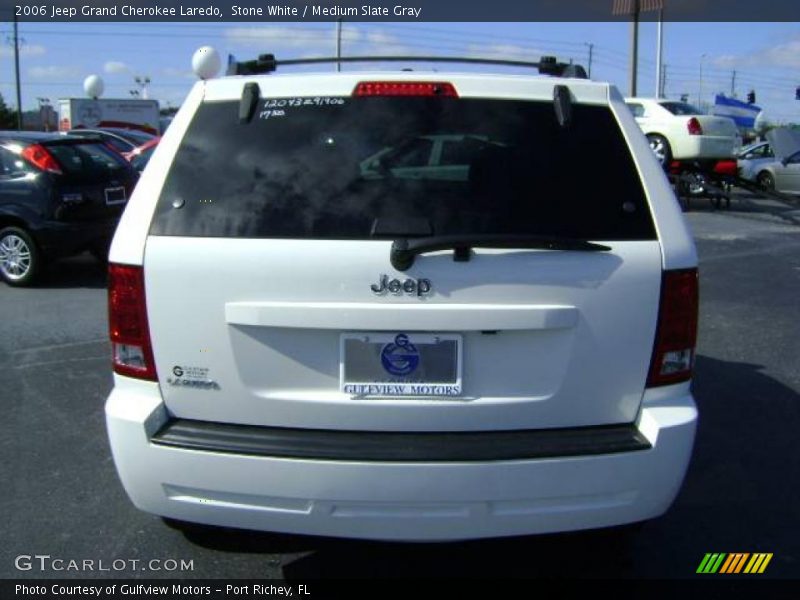 Stone White / Medium Slate Gray 2006 Jeep Grand Cherokee Laredo