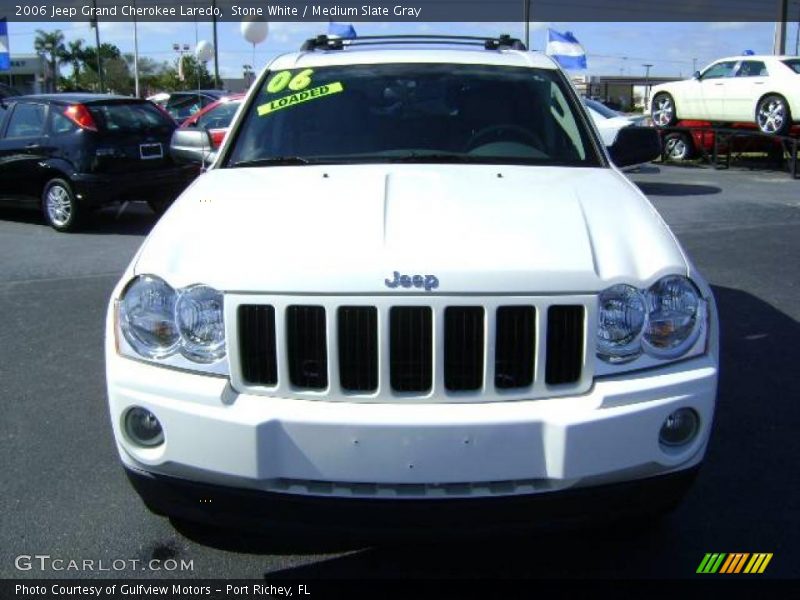 Stone White / Medium Slate Gray 2006 Jeep Grand Cherokee Laredo