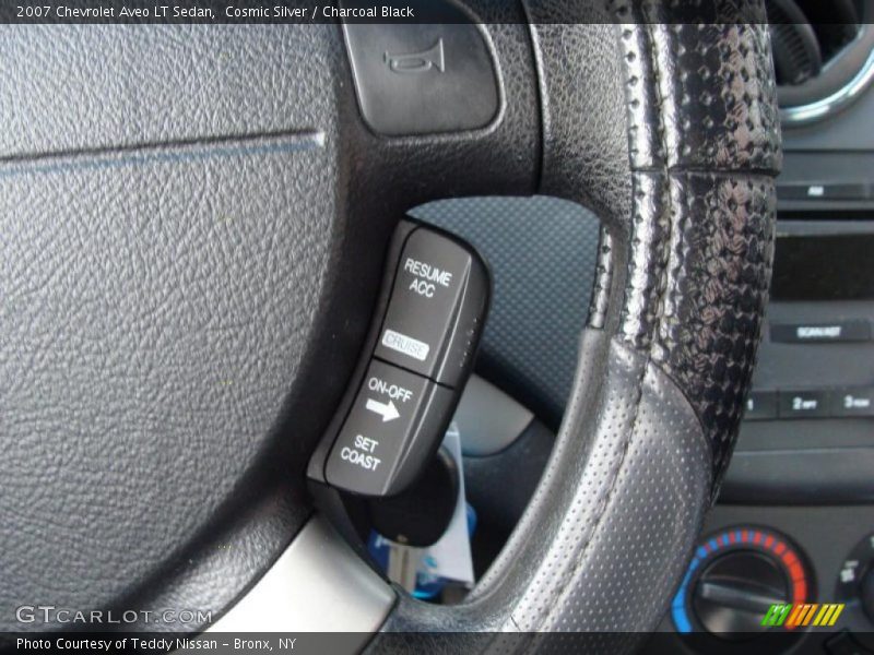 Cosmic Silver / Charcoal Black 2007 Chevrolet Aveo LT Sedan