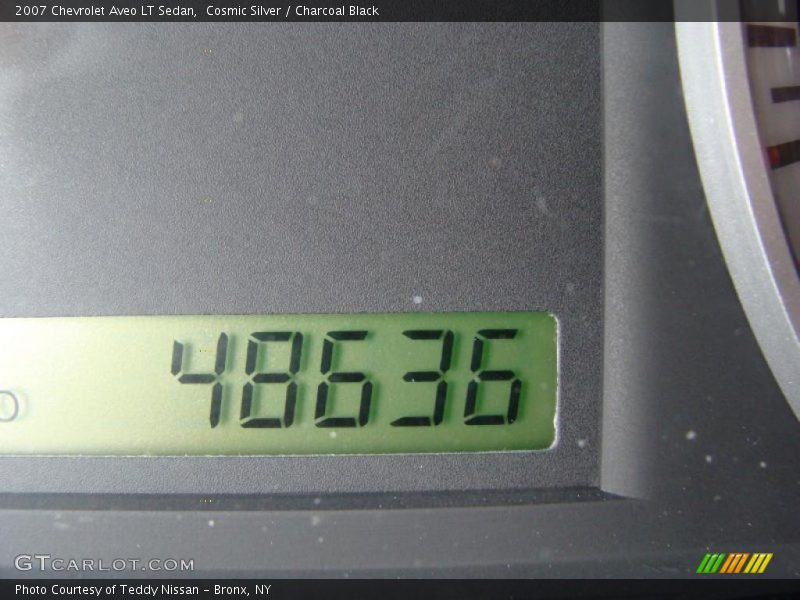 Cosmic Silver / Charcoal Black 2007 Chevrolet Aveo LT Sedan