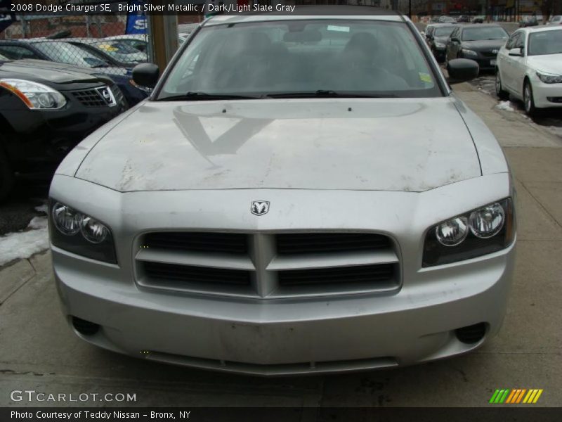 Bright Silver Metallic / Dark/Light Slate Gray 2008 Dodge Charger SE