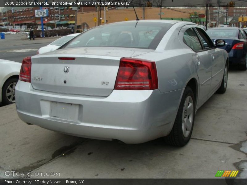 Bright Silver Metallic / Dark/Light Slate Gray 2008 Dodge Charger SE