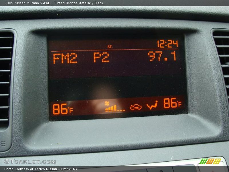 Tinted Bronze Metallic / Black 2009 Nissan Murano S AWD