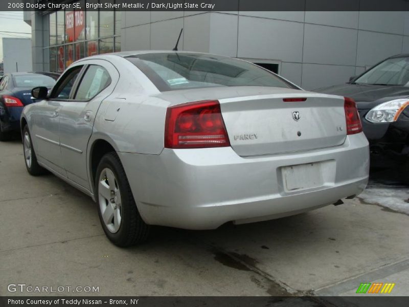Bright Silver Metallic / Dark/Light Slate Gray 2008 Dodge Charger SE