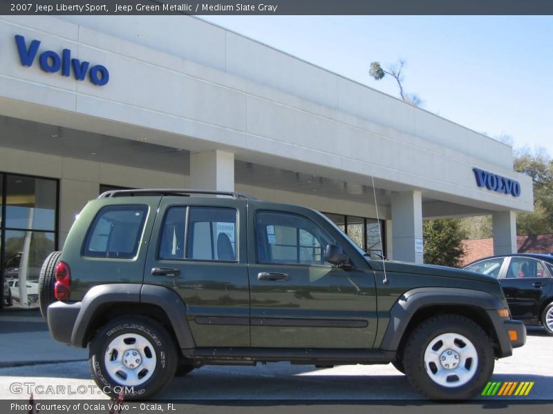 Jeep Green Metallic / Medium Slate Gray 2007 Jeep Liberty Sport