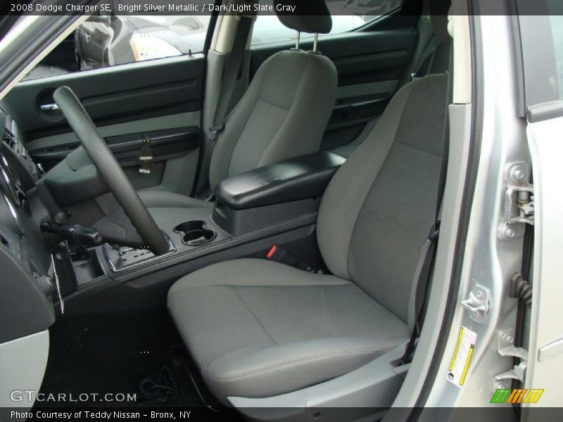 Bright Silver Metallic / Dark/Light Slate Gray 2008 Dodge Charger SE