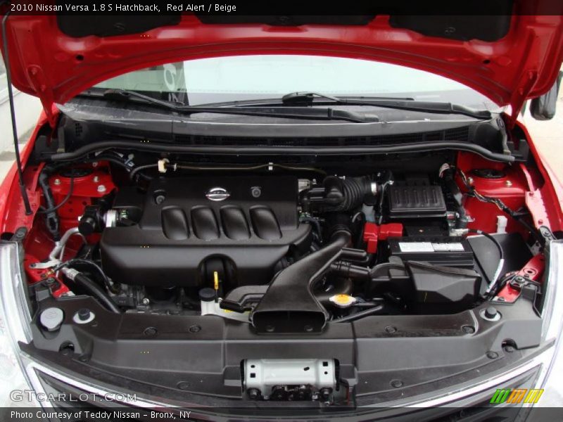 Red Alert / Beige 2010 Nissan Versa 1.8 S Hatchback
