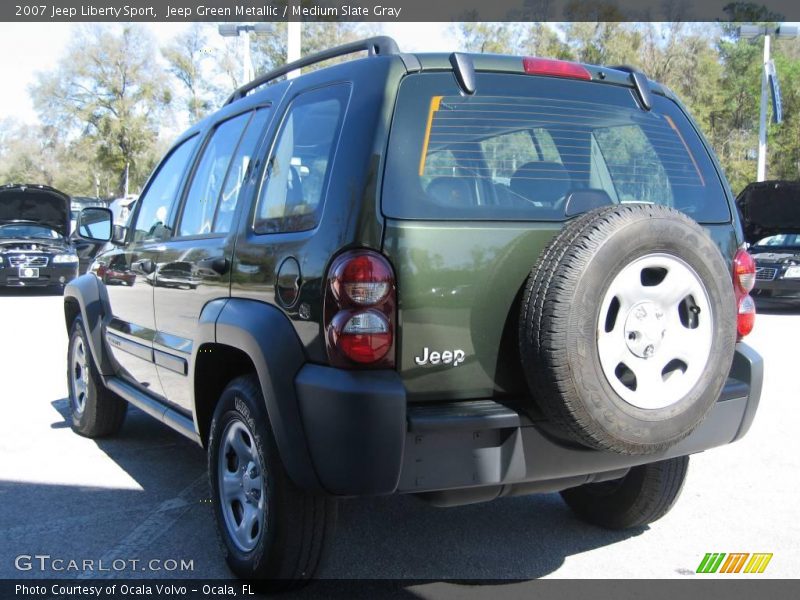 Jeep Green Metallic / Medium Slate Gray 2007 Jeep Liberty Sport