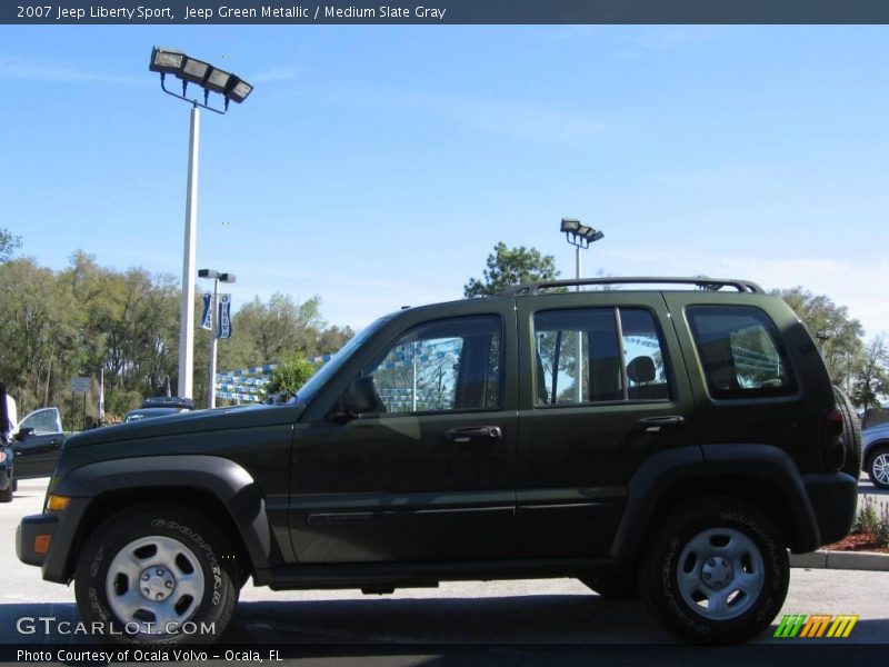 Jeep Green Metallic / Medium Slate Gray 2007 Jeep Liberty Sport