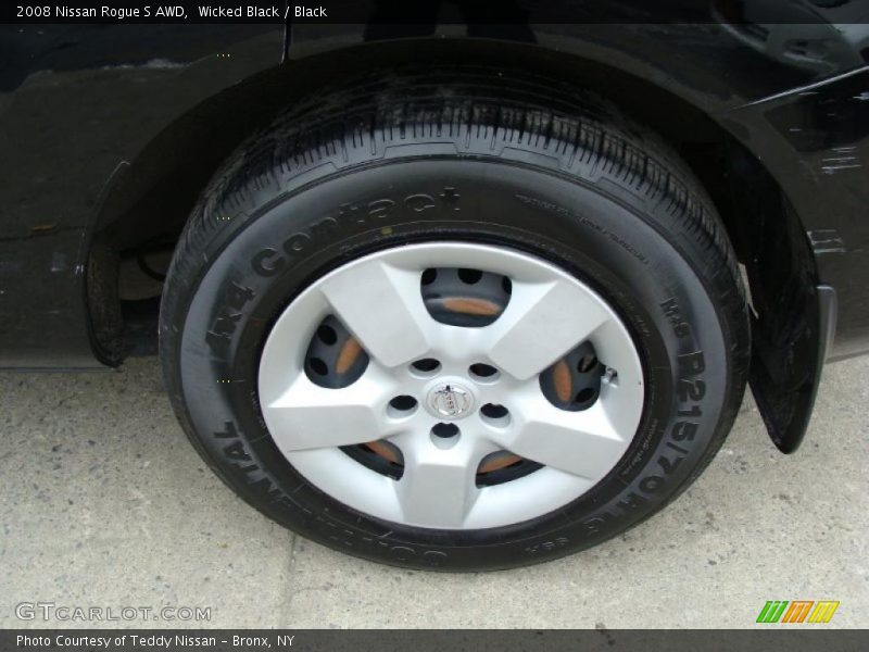 Wicked Black / Black 2008 Nissan Rogue S AWD
