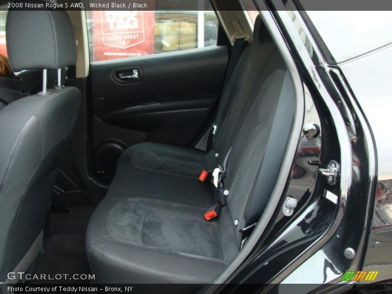 Wicked Black / Black 2008 Nissan Rogue S AWD
