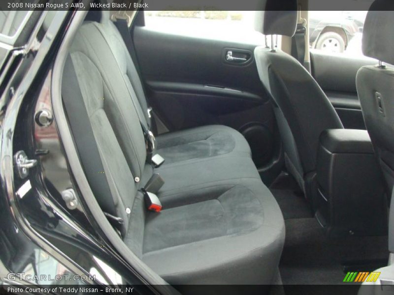 Wicked Black / Black 2008 Nissan Rogue S AWD