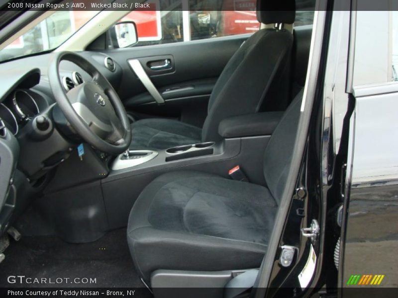 Wicked Black / Black 2008 Nissan Rogue S AWD