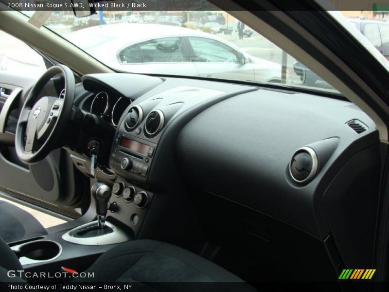 Wicked Black / Black 2008 Nissan Rogue S AWD