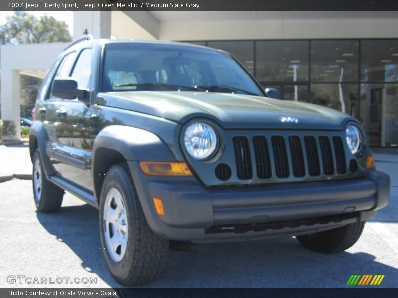 Jeep Green Metallic / Medium Slate Gray 2007 Jeep Liberty Sport