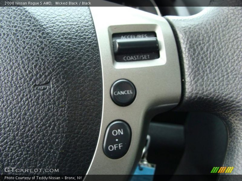Wicked Black / Black 2008 Nissan Rogue S AWD