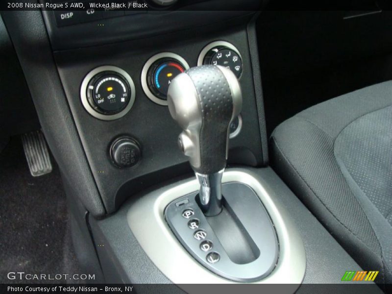 Wicked Black / Black 2008 Nissan Rogue S AWD