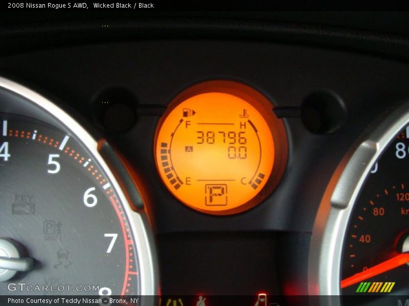 Wicked Black / Black 2008 Nissan Rogue S AWD