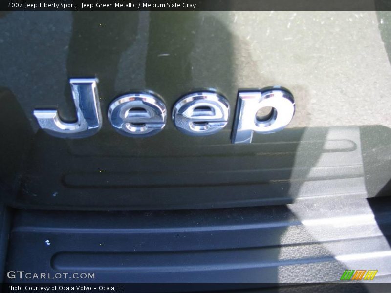 Jeep Green Metallic / Medium Slate Gray 2007 Jeep Liberty Sport