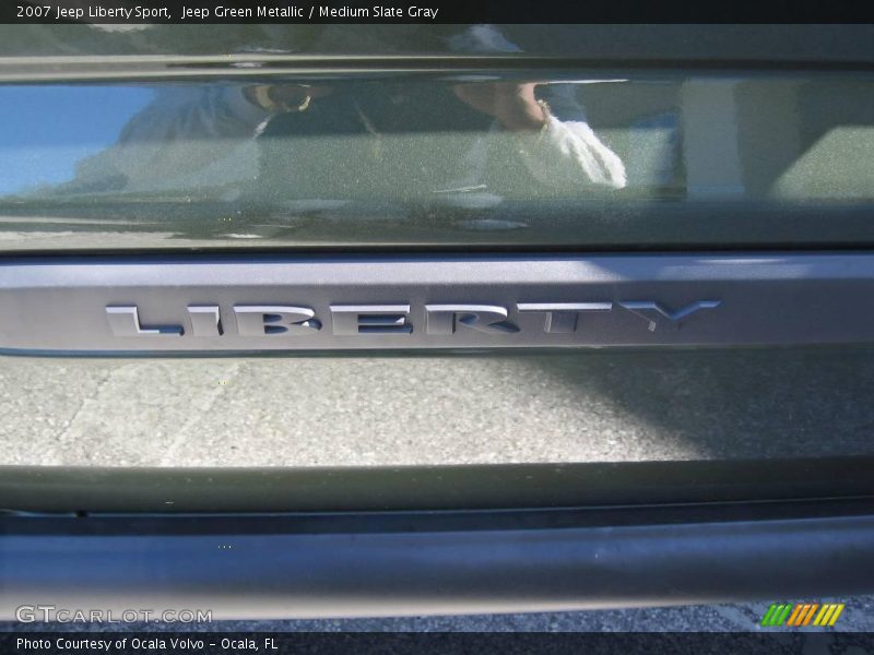 Jeep Green Metallic / Medium Slate Gray 2007 Jeep Liberty Sport