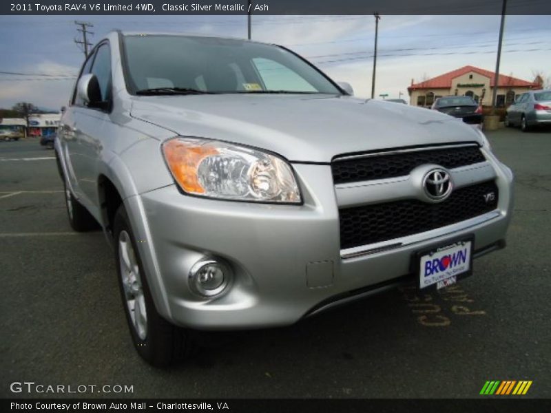 Classic Silver Metallic / Ash 2011 Toyota RAV4 V6 Limited 4WD