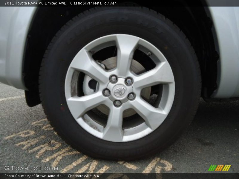 Classic Silver Metallic / Ash 2011 Toyota RAV4 V6 Limited 4WD