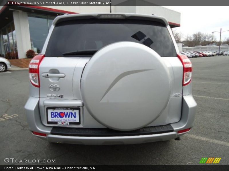 Classic Silver Metallic / Ash 2011 Toyota RAV4 V6 Limited 4WD