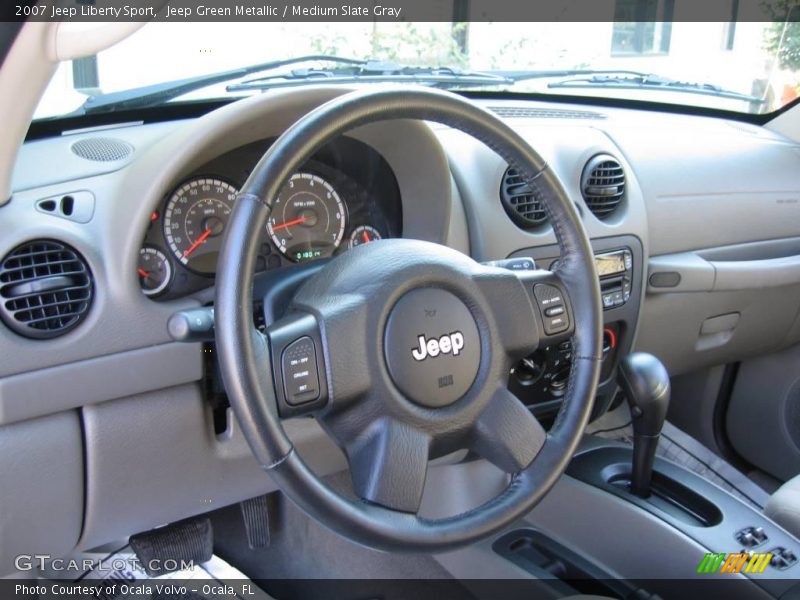 Jeep Green Metallic / Medium Slate Gray 2007 Jeep Liberty Sport