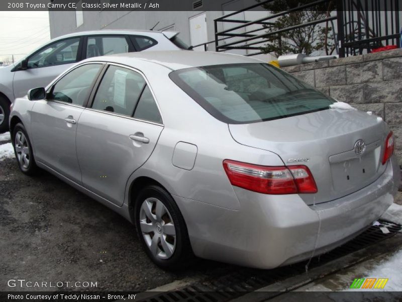 Classic Silver Metallic / Ash 2008 Toyota Camry CE