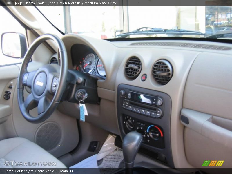 Jeep Green Metallic / Medium Slate Gray 2007 Jeep Liberty Sport