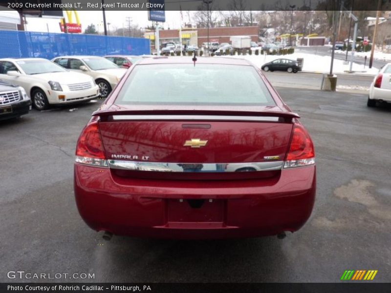 Red Jewel Tintcoat / Ebony 2009 Chevrolet Impala LT