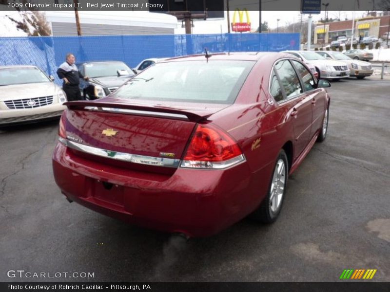 Red Jewel Tintcoat / Ebony 2009 Chevrolet Impala LT