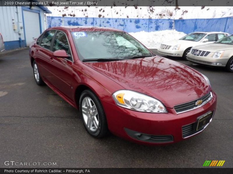 Red Jewel Tintcoat / Ebony 2009 Chevrolet Impala LT