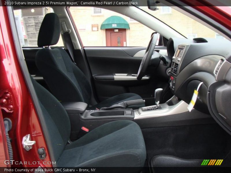 Camellia Red Pearl / Carbon Black 2010 Subaru Impreza 2.5i Premium Wagon