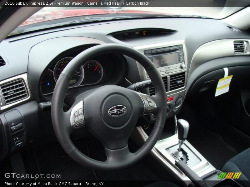  2010 Impreza 2.5i Premium Wagon Carbon Black Interior