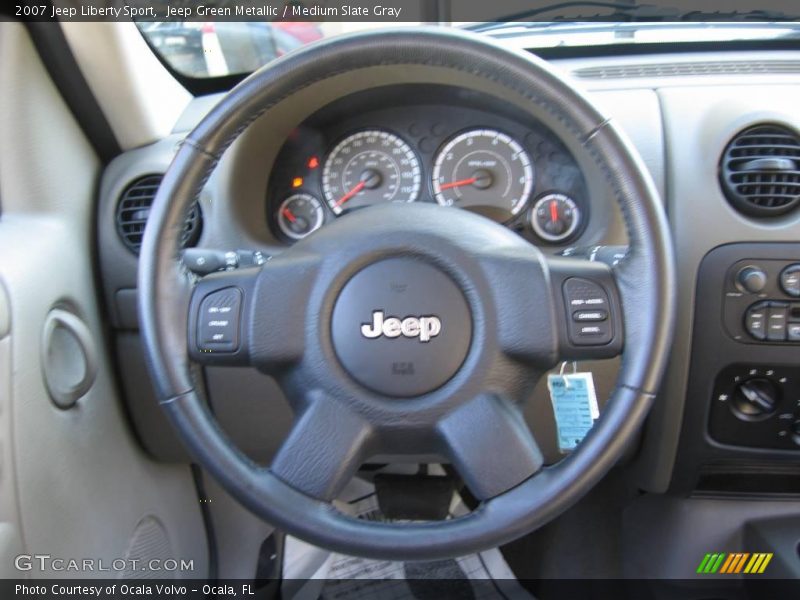 Jeep Green Metallic / Medium Slate Gray 2007 Jeep Liberty Sport