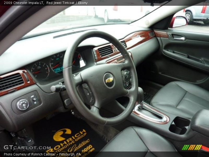 Red Jewel Tintcoat / Ebony 2009 Chevrolet Impala LT