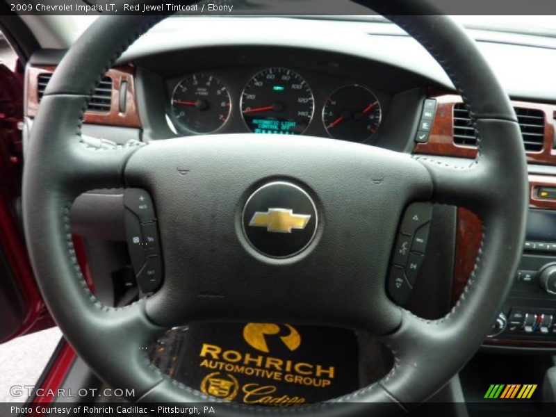Red Jewel Tintcoat / Ebony 2009 Chevrolet Impala LT