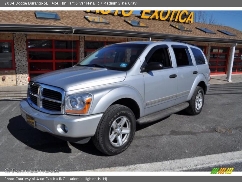 Brilliant Silver Metallic / Medium Slate Gray 2004 Dodge Durango SLT 4x4