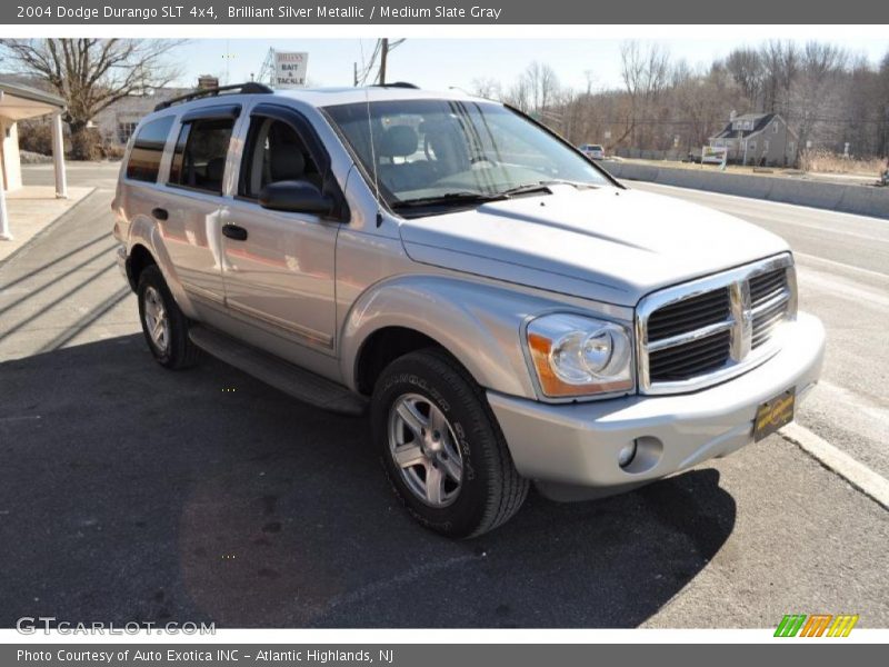 Brilliant Silver Metallic / Medium Slate Gray 2004 Dodge Durango SLT 4x4