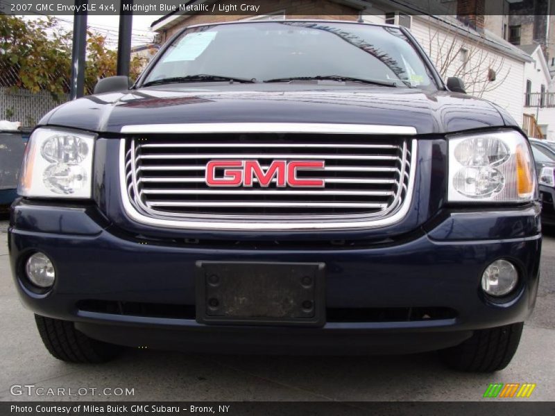 Midnight Blue Metallic / Light Gray 2007 GMC Envoy SLE 4x4