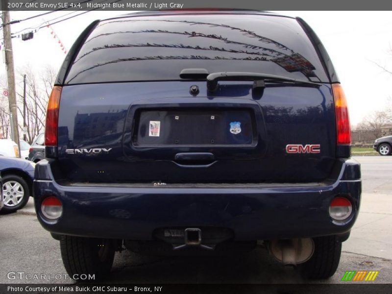 Midnight Blue Metallic / Light Gray 2007 GMC Envoy SLE 4x4