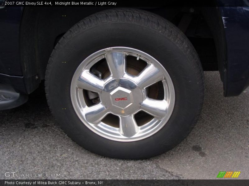 Midnight Blue Metallic / Light Gray 2007 GMC Envoy SLE 4x4
