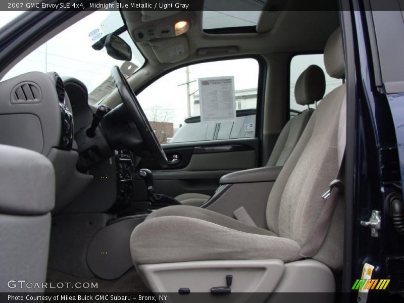Midnight Blue Metallic / Light Gray 2007 GMC Envoy SLE 4x4